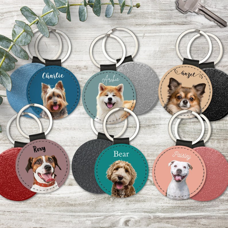 Pet Portrait Custom - Gantungan Kunci Foto Hewan Peliharaan Kustom,