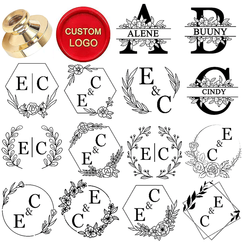 Wax Seal Letter Kit - Kit Stempel Segel Lilin Huruf Kustom,