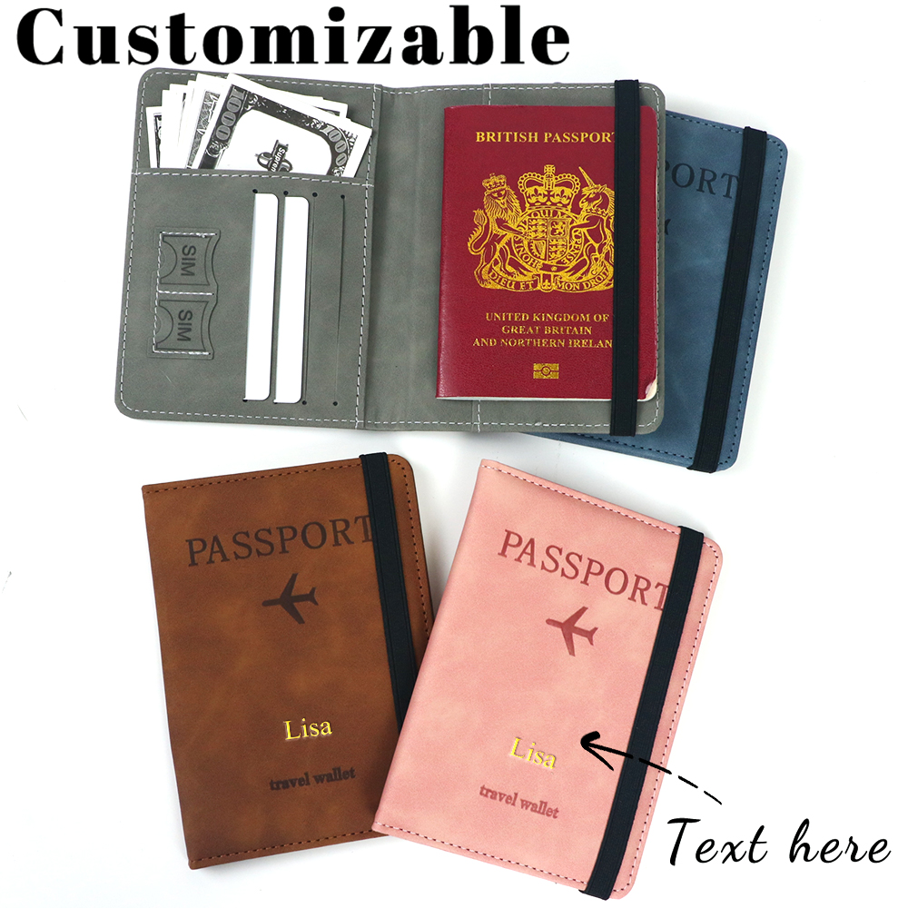 Personalized Name Box - Dompet Kartu Kulit PU dengan Nama