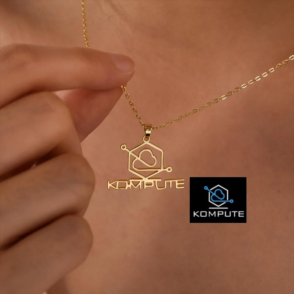 Name Necklace Custom - Kalung Logo Perusahaan Kustom Kalung Ikon