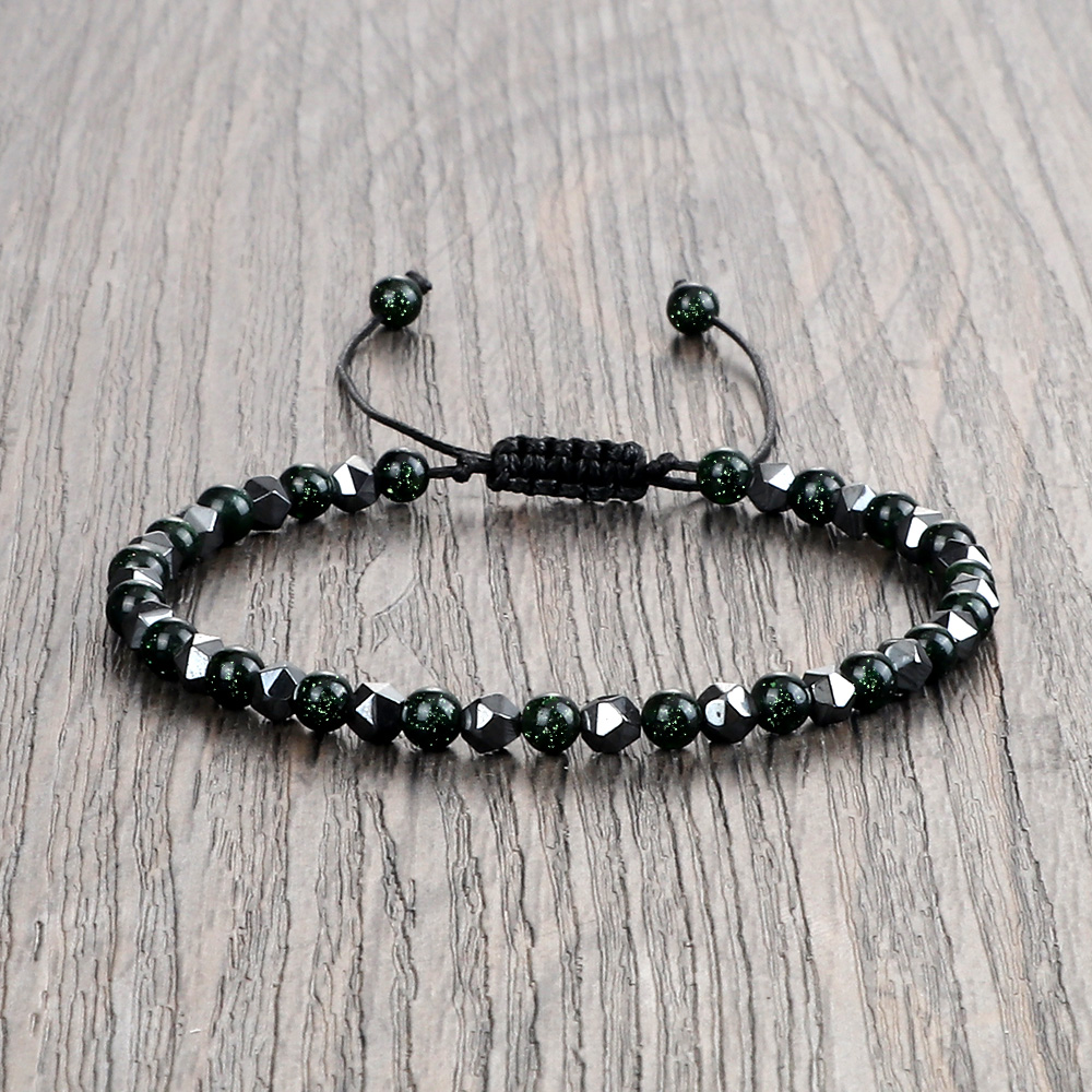 Coordinates Bracelet - Gelang hematit minimalis tidak beraturan kualitas