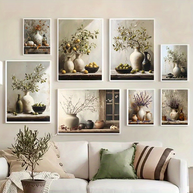 Family Tree Print - 1 Buah Poster Still Life Retro