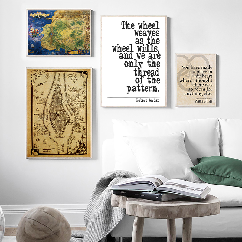 Custom Star Map - The Wheel Of Time Map Poster