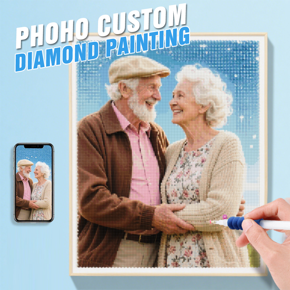 Photo Mosaic Print - HUACAN 5d Diy Berlian Mosaik Foto