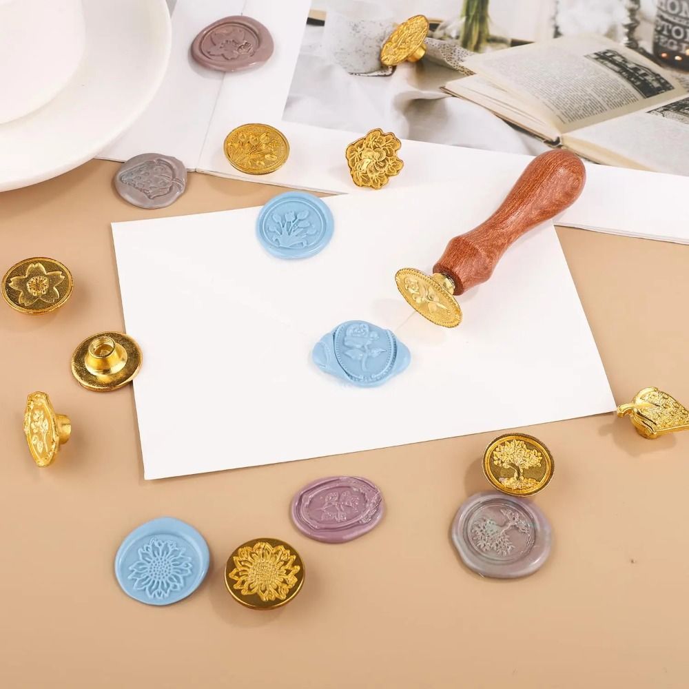 Wax Seal Letter Kit - Kit Stempel Lilin Segel Vintage dengan