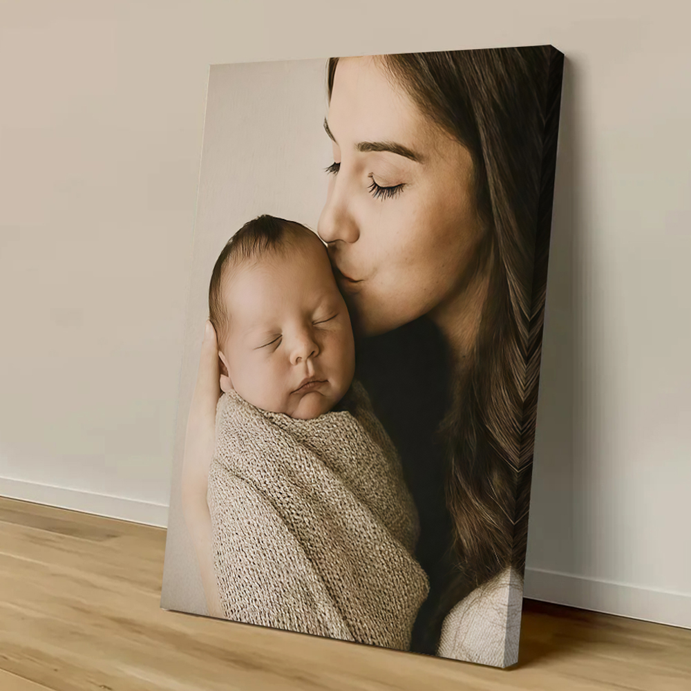 Pet Portrait Custom - Lukisan Kanvas Cetak Kustom Dari Foto
