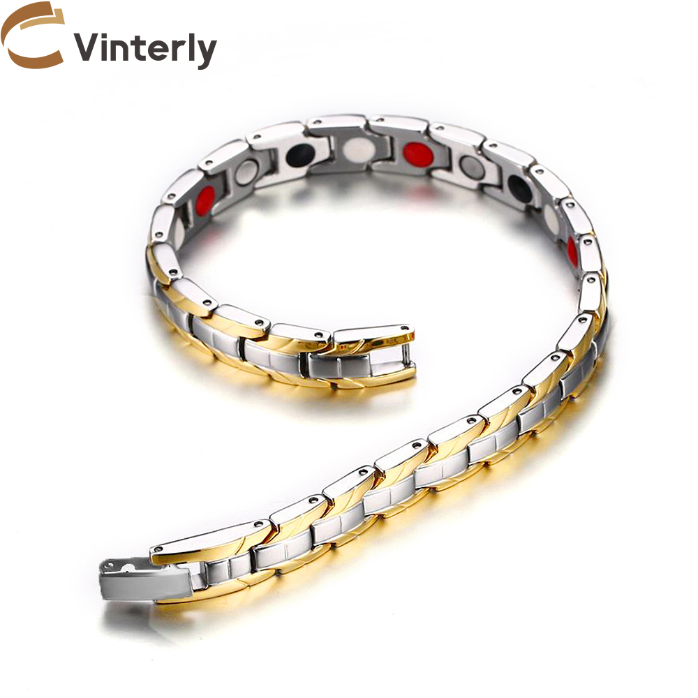 Coordinates Bracelet - Vinterly Gelang Magnetik Kesehatan Energi Rantai