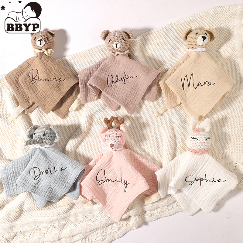 Initial Ring Custom - Handuk Bayi Personalisasi dengan Nama, Kain
