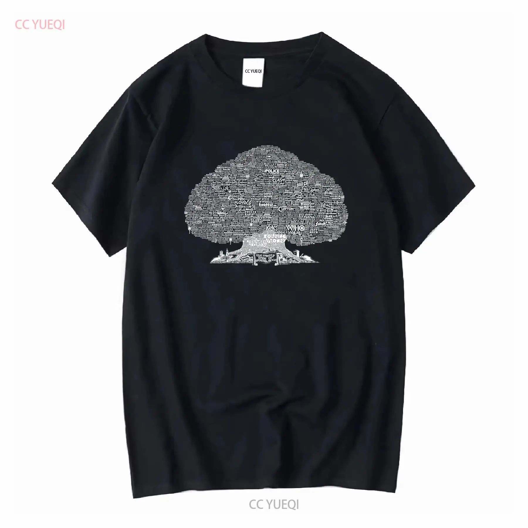 Family Tree Print - Kaos Family Tree Of British Rock