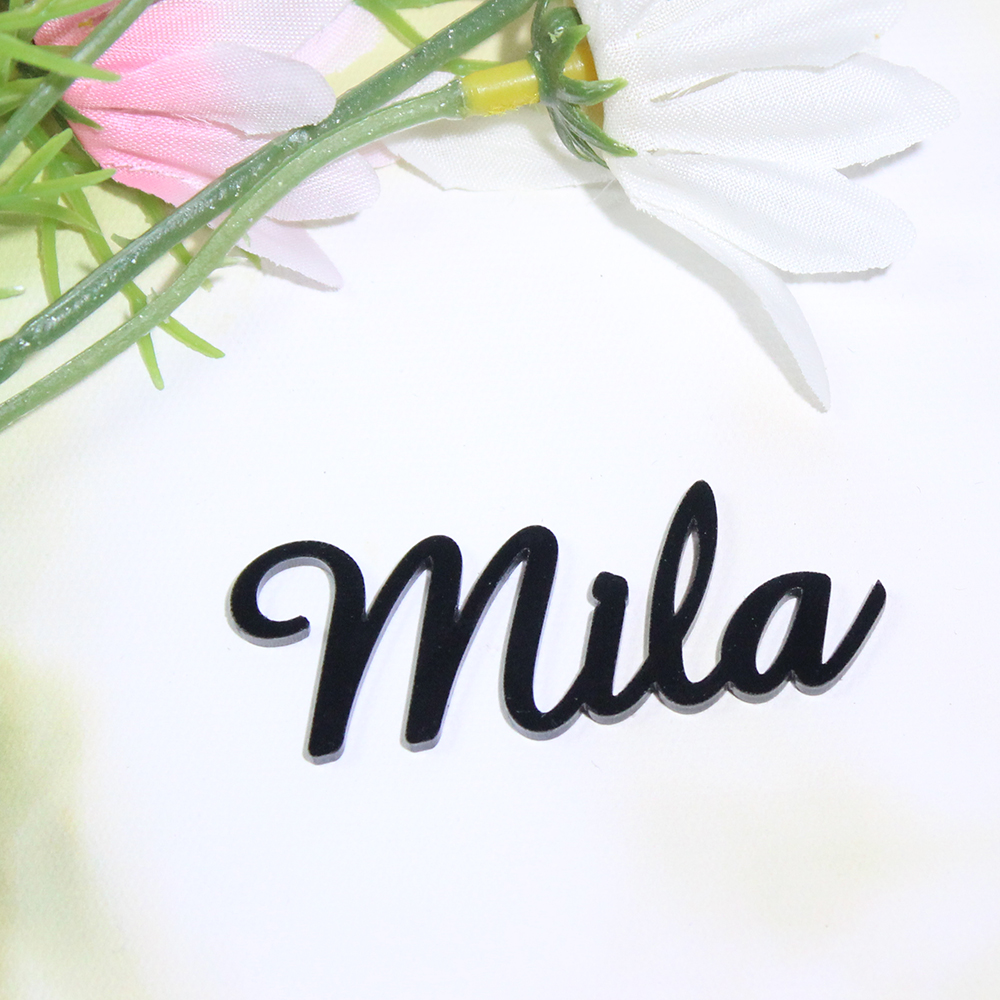 Personalized Name Box - Tag nama pribadi 30/100 buah penanda