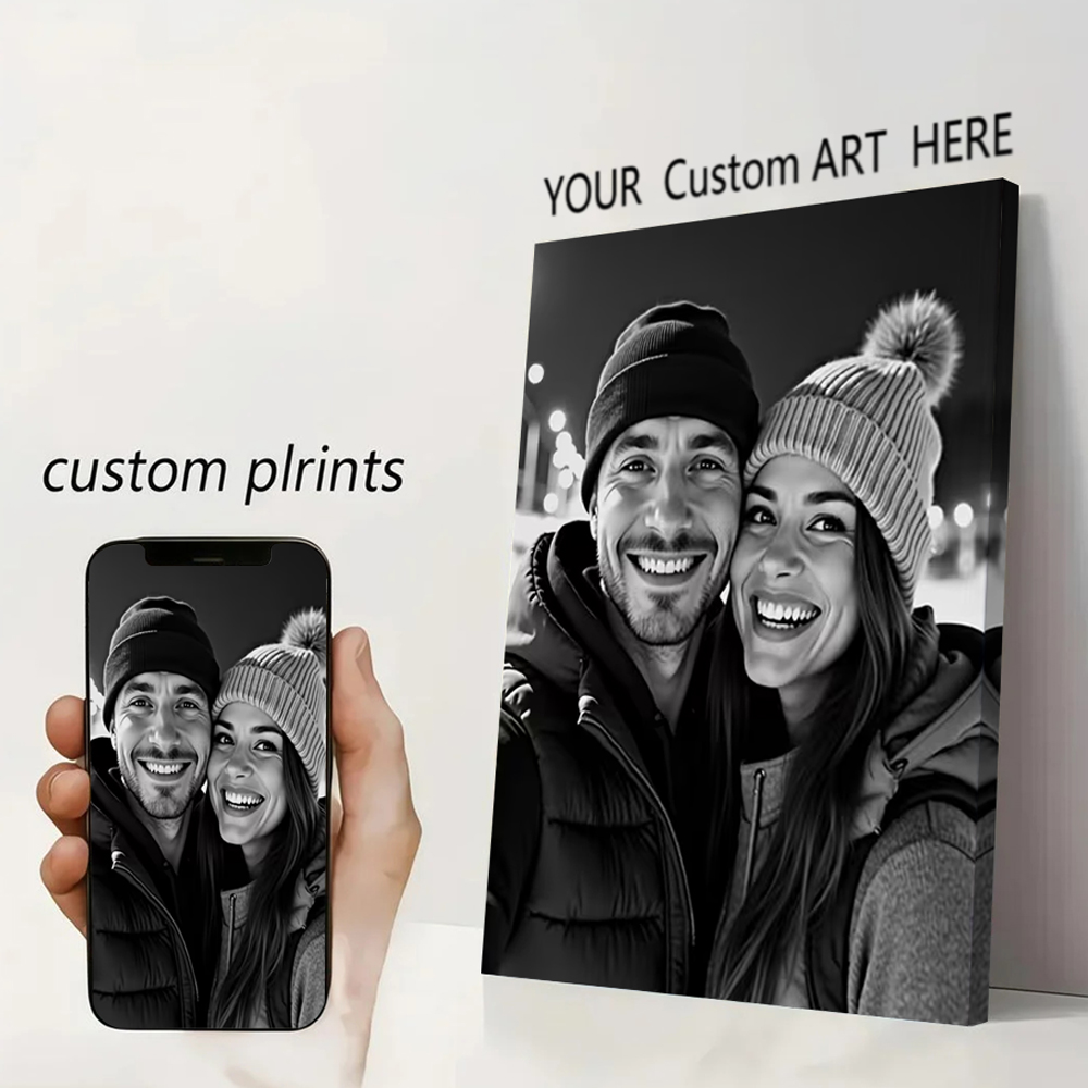 Pet Portrait Custom - Lukisan Kanvas Cetak Kustom Dari Foto