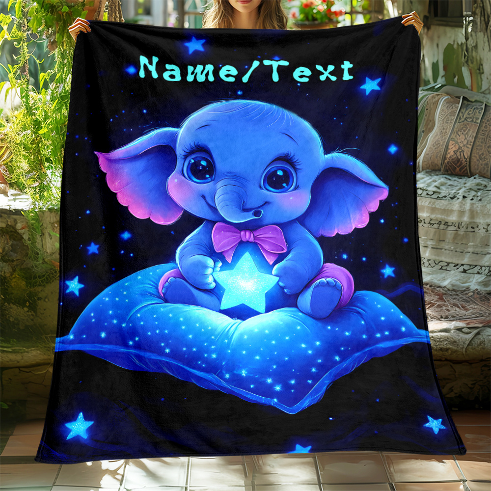 Selimut Gajah Biru Lucu yang D - Custom Night Sky ulasan dan harga