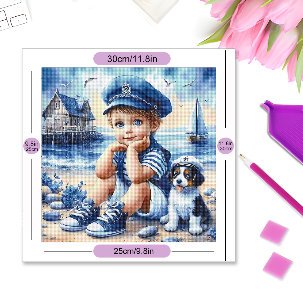 Momoart lukisan berlian penuh  - Photo Mosaic Print ulasan dan harga