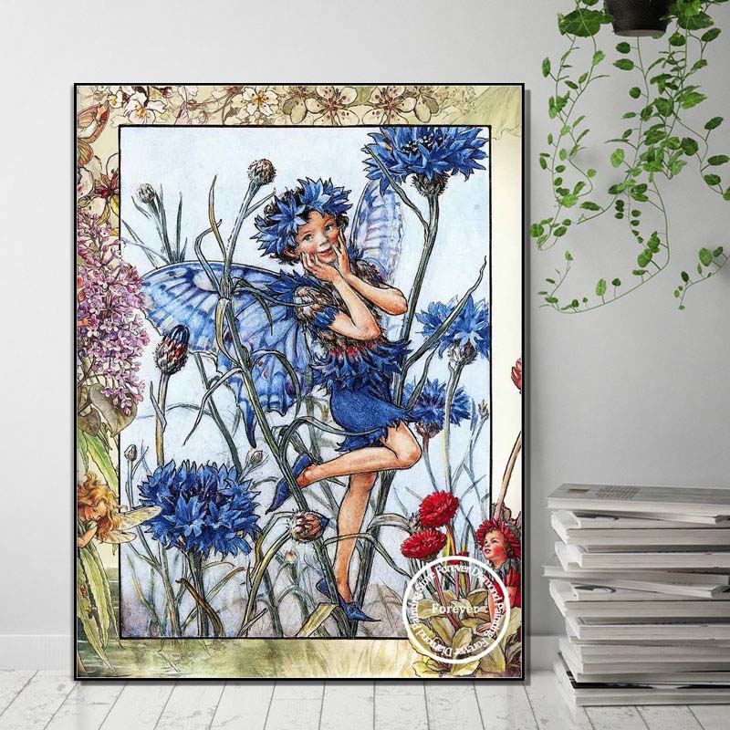 Cicely Mary Barker Karya Seni  - Photo Mosaic Print ulasan dan harga