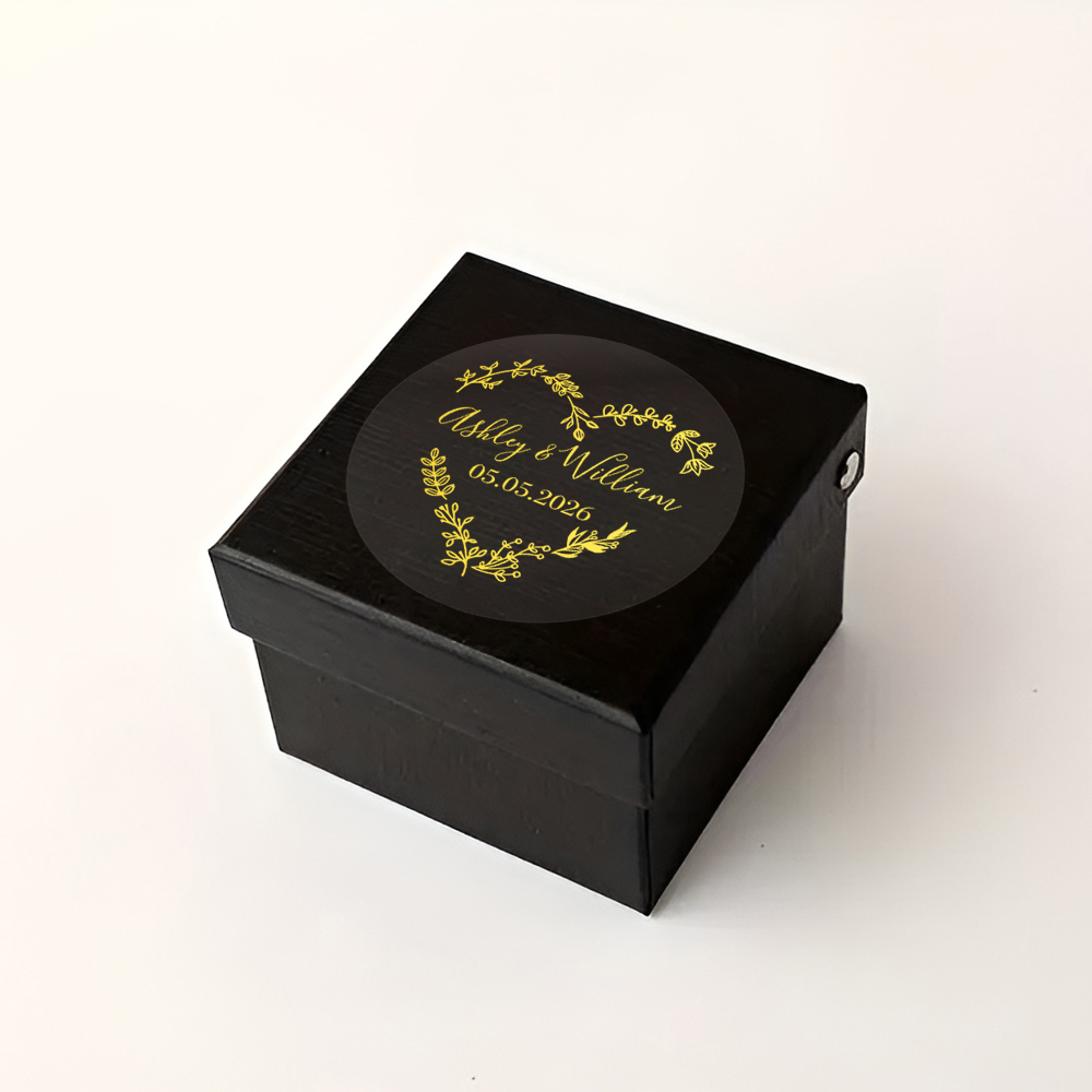 50 Buah Stiker Pernikahan yang - Personalised Candle Label ulasan dan harga