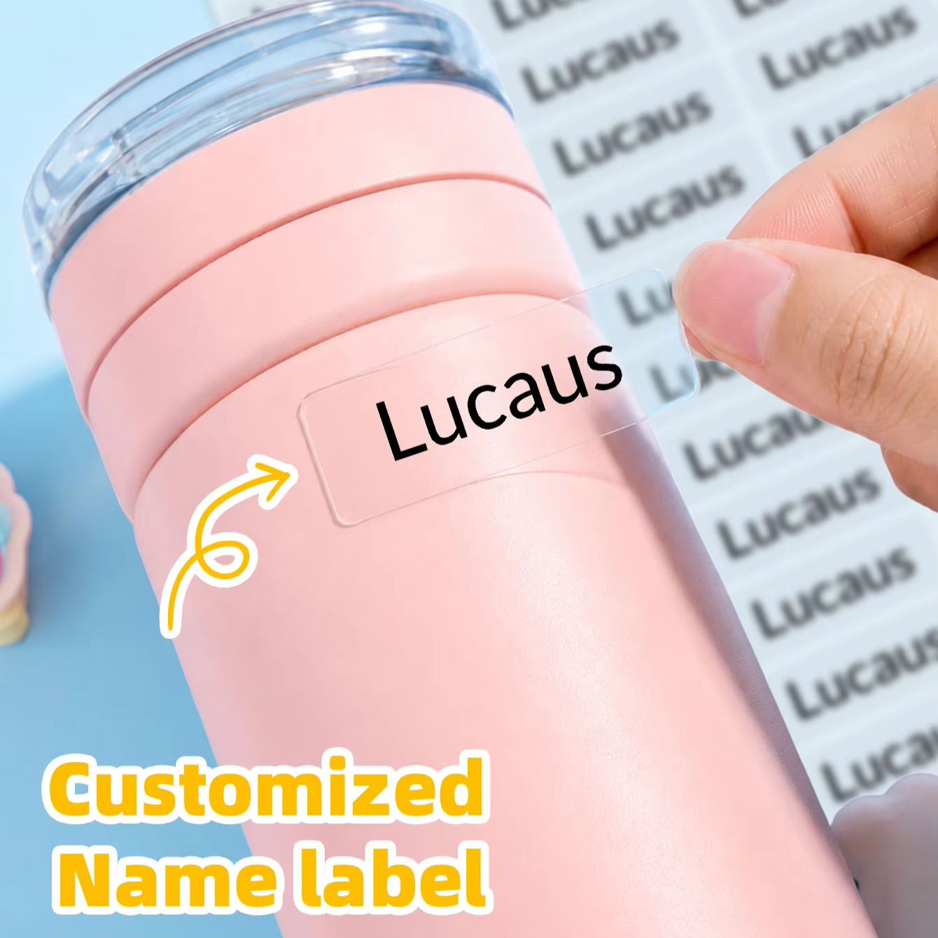1-300PCS Stiker Nama Kustom ya - Personalized Name Box ulasan dan harga