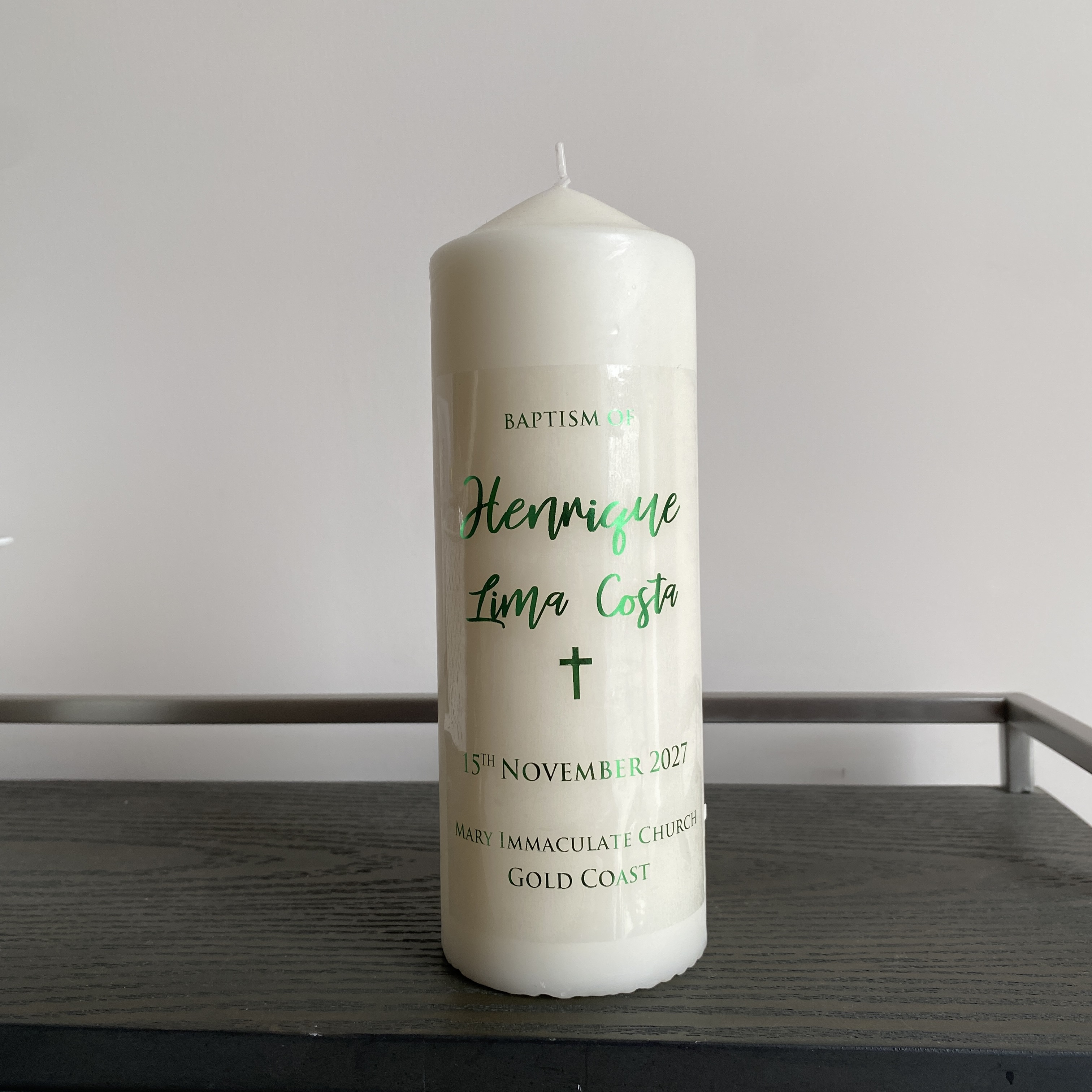 1 Label Lilin Pernikahan yang  - Personalised Candle Label ulasan dan harga