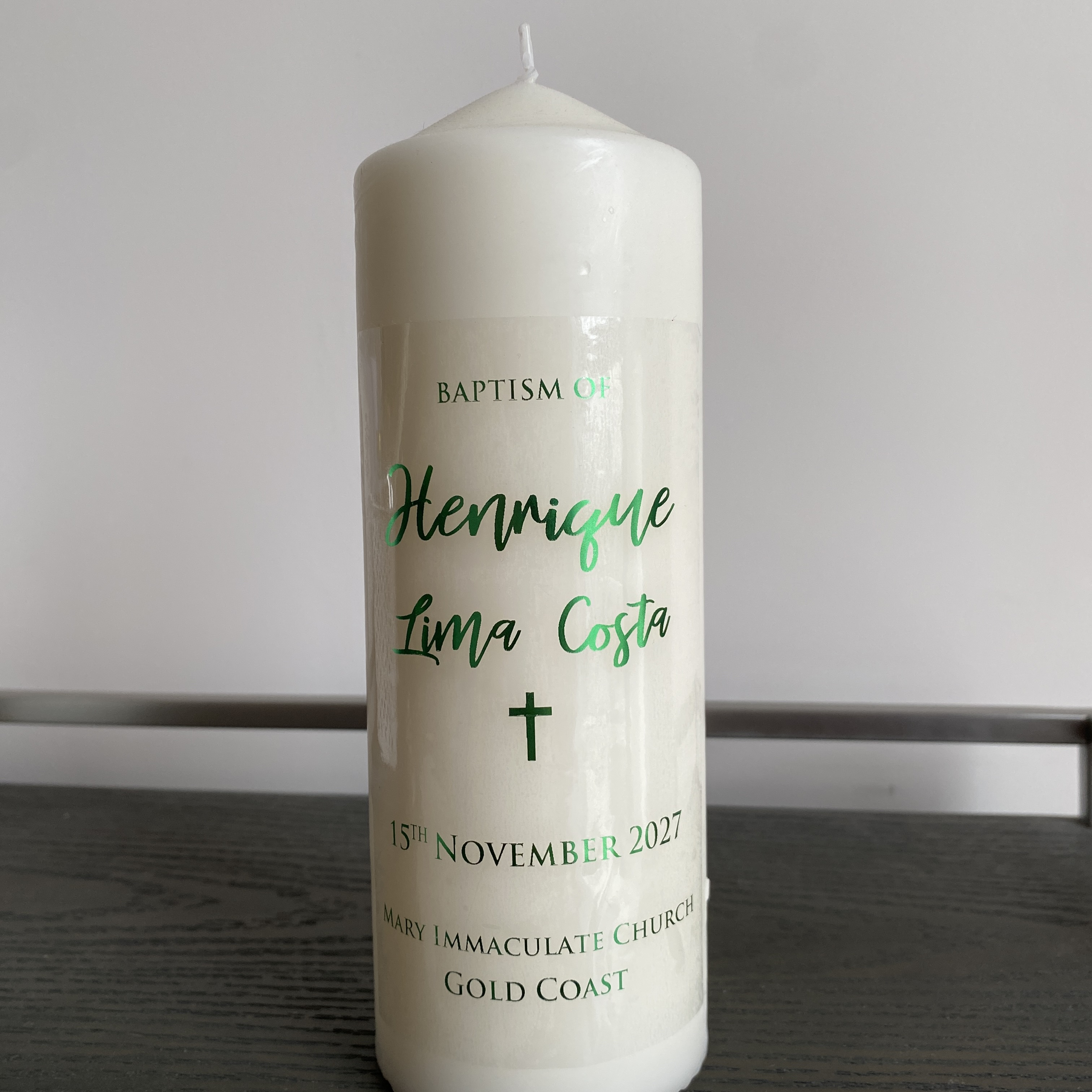 1 Label Lilin Pernikahan yang  - Personalised Candle Label ulasan dan harga