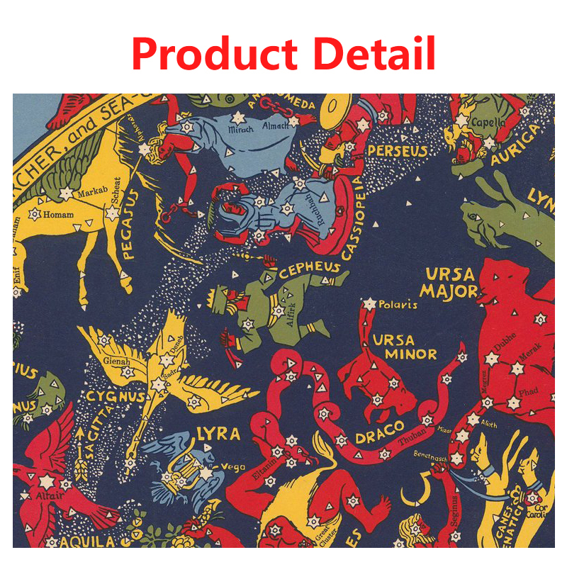 1pc Celestial Planisphere peta - Custom Star Map ulasan dan harga