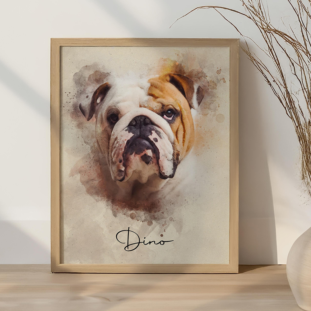 Potret Hewan Peliharaan yang D - Pet Portrait Custom ulasan dan harga