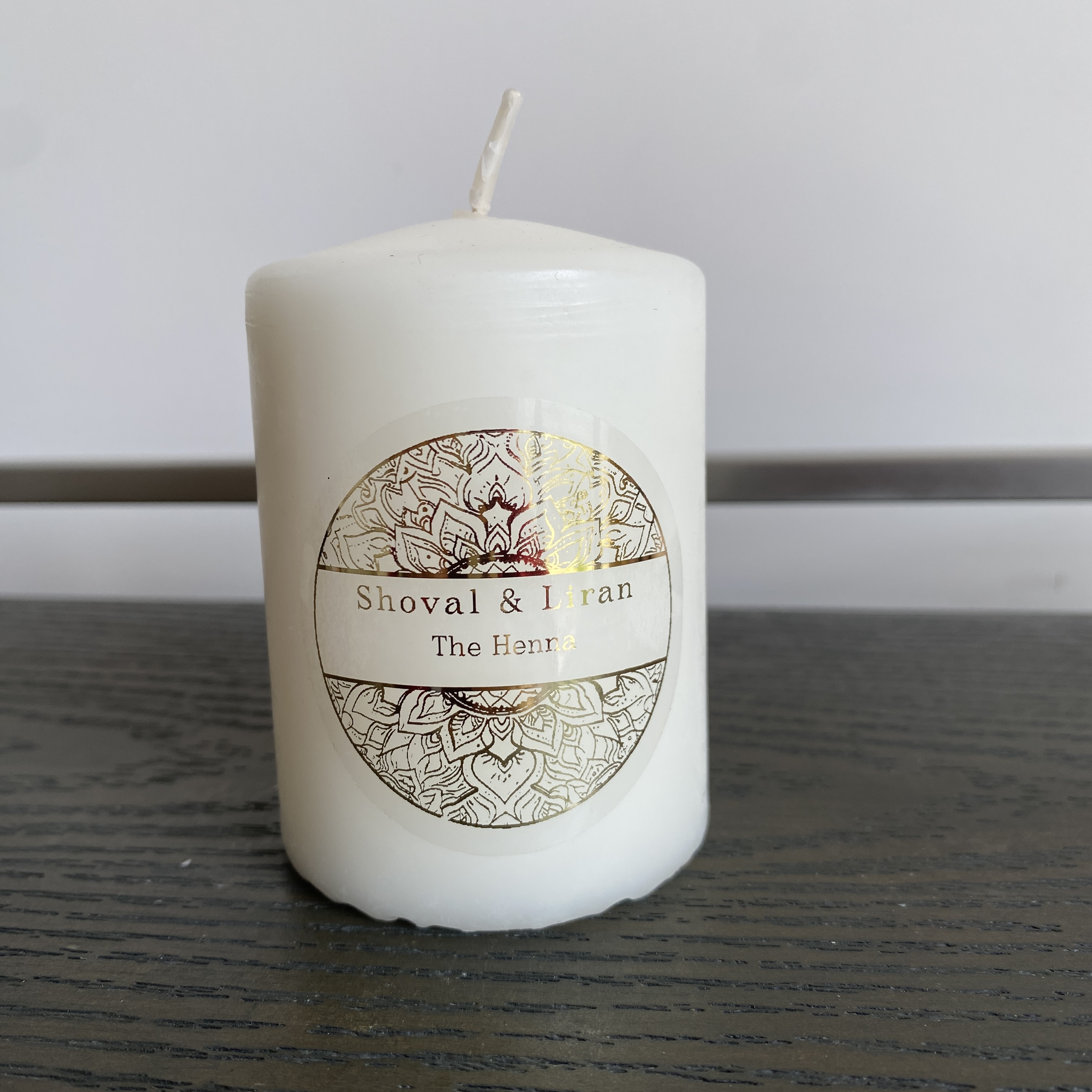Stiker lilin henna kustom, lab - Personalised Candle Label ulasan dan harga