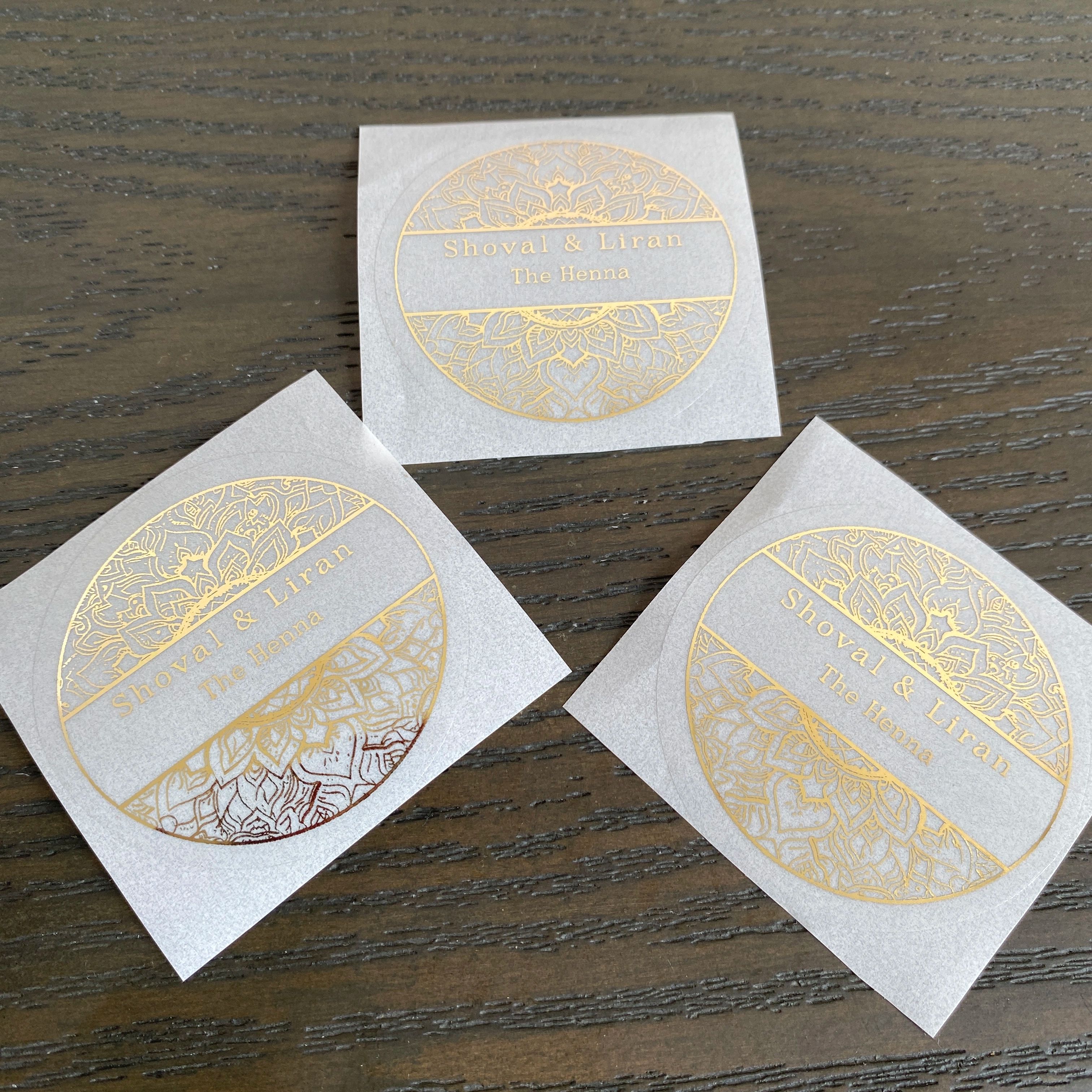 Stiker lilin henna kustom, lab - Personalised Candle Label ulasan dan harga