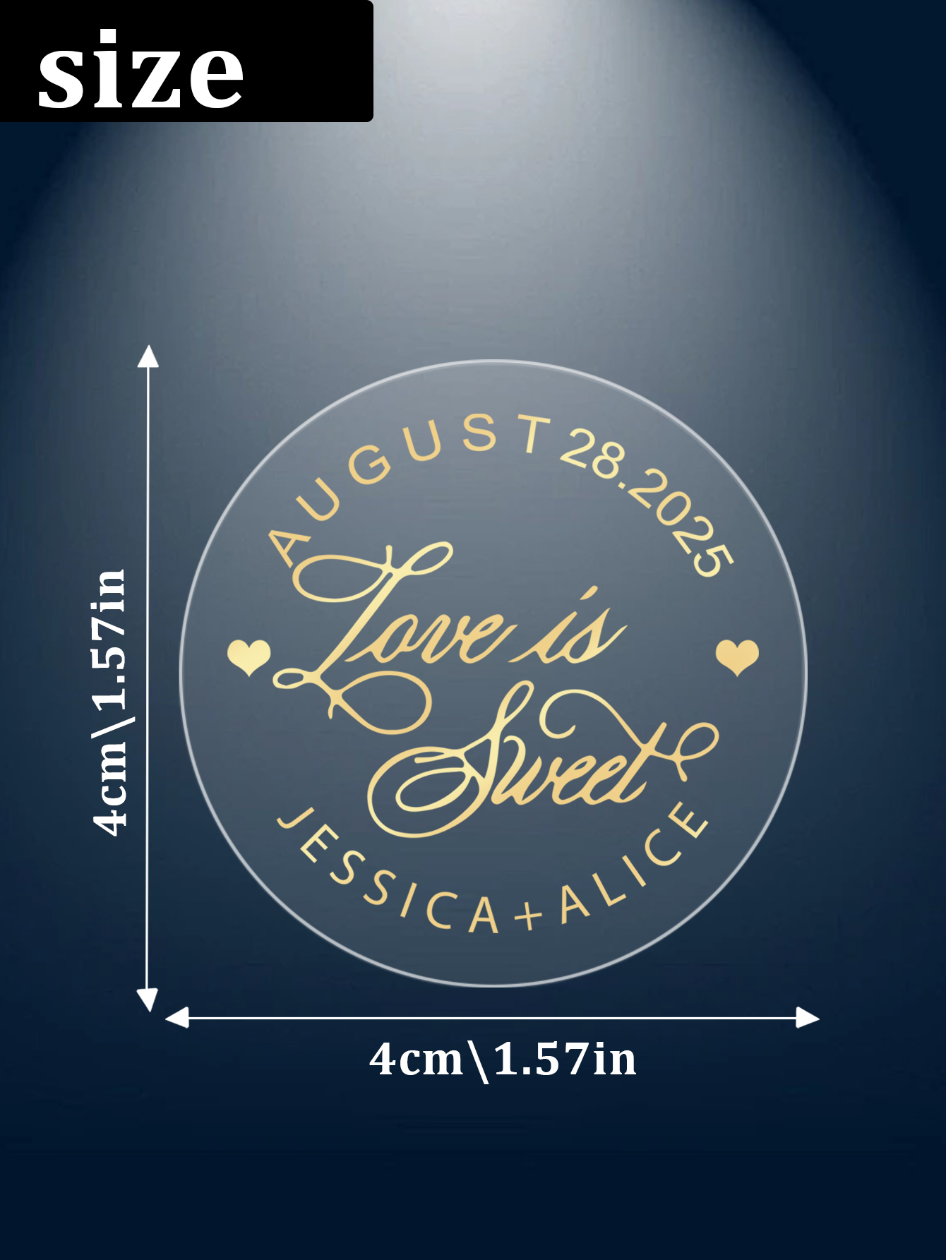 30-240 Buah Stiker Hot Stampin - Personalised Candle Label ulasan dan harga