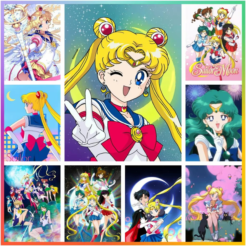 Lukisan Berlian Karakter Anime - Photo Mosaic Print ulasan dan harga