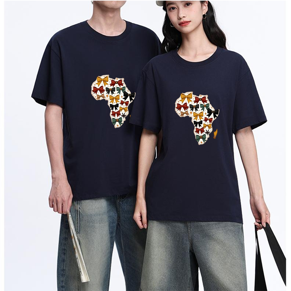 Kaus Katun Cetak Peta Afrika B - Custom Star Map ulasan dan harga