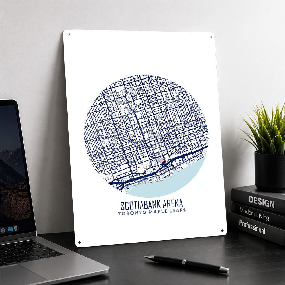 Peta Scotiabank Arena Poster L - Custom Map Poster ulasan dan harga