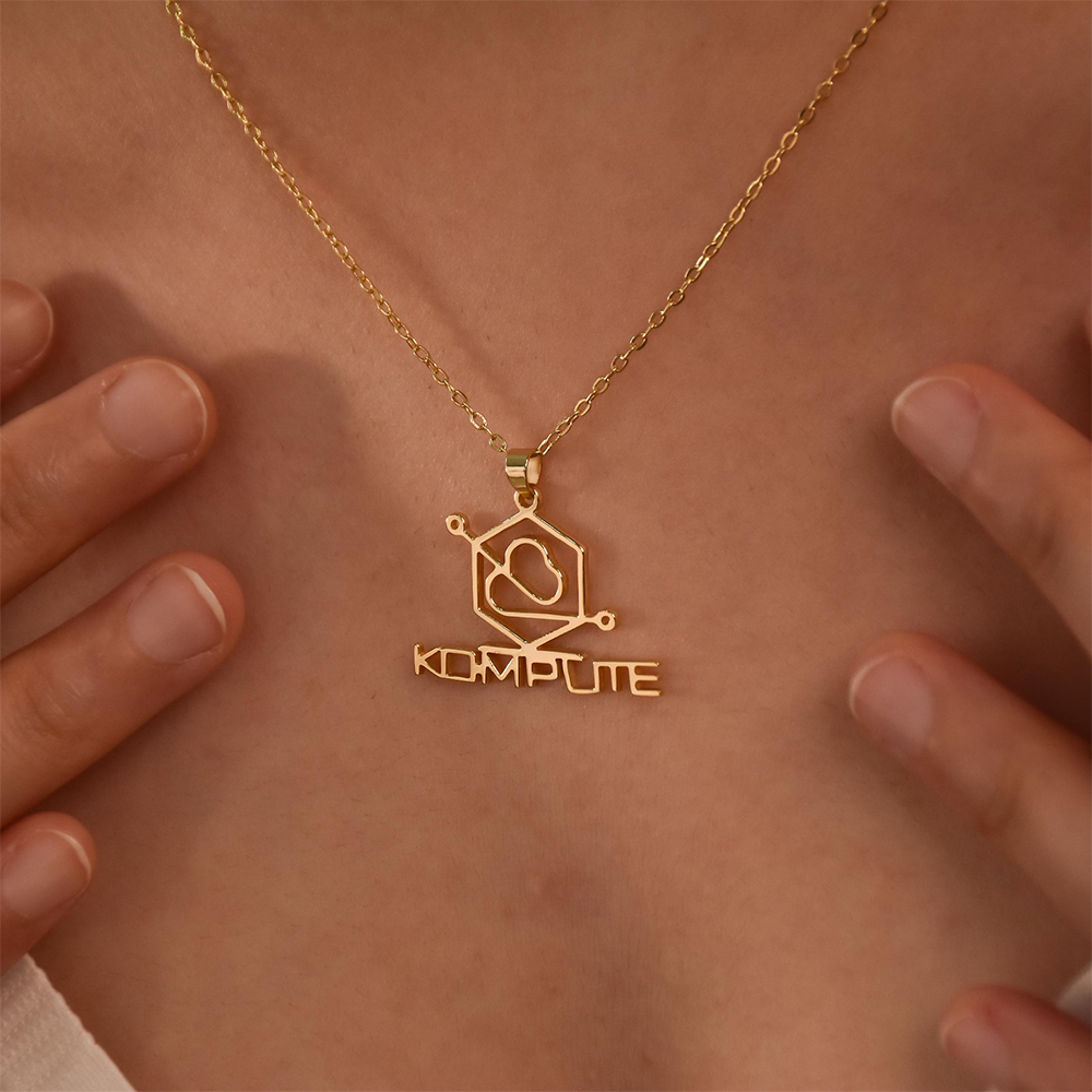 Kalung Logo Perusahaan Kustom  - Name Necklace Custom ulasan dan harga