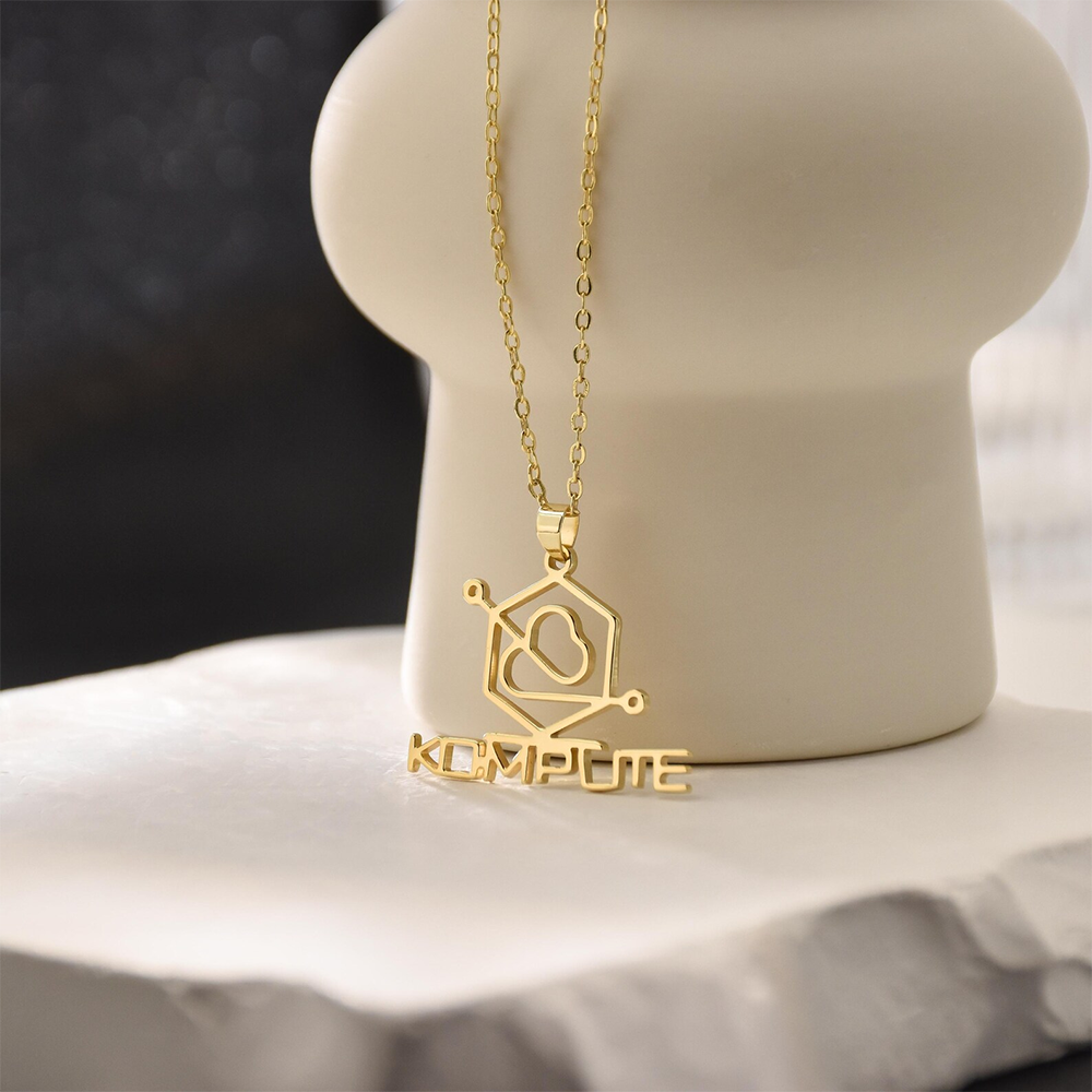 Kalung Logo Perusahaan Kustom  - Name Necklace Custom ulasan dan harga
