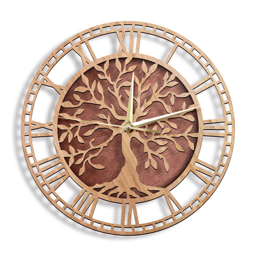 Pohon Kehidupan Jam Dinding Ka - Family Tree Print ulasan dan harga