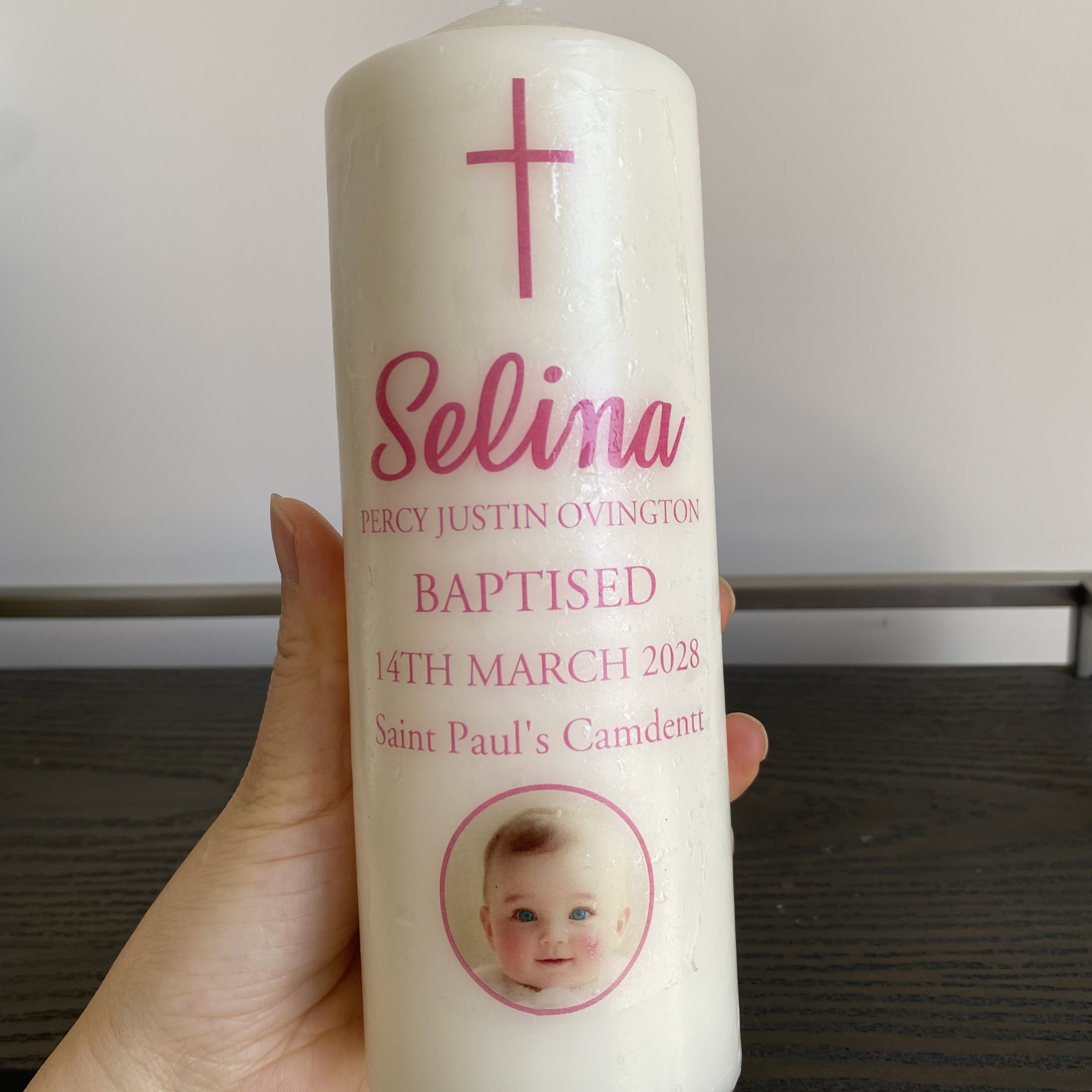Stiker Foto Pernikahan Kustom  - Personalised Candle Label ulasan dan harga