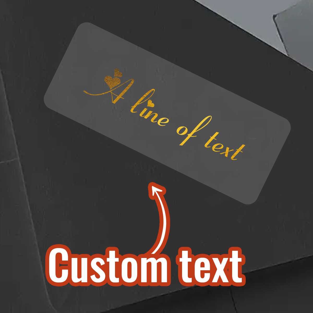 Stiker Foil Emas Transparan Be - Personalised Candle Label ulasan dan harga