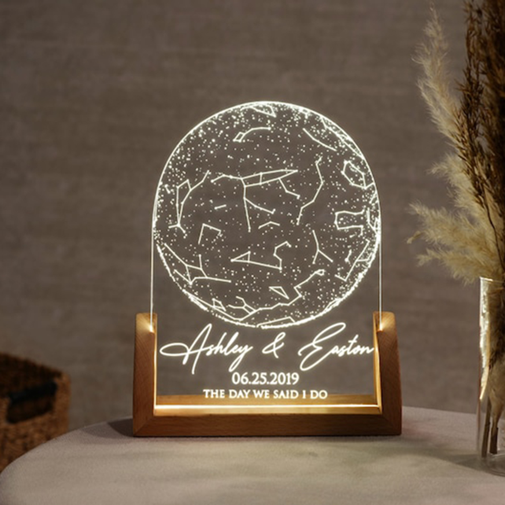 Lampu Malam LED Konstelasi Pri - Custom Star Map ulasan dan harga
