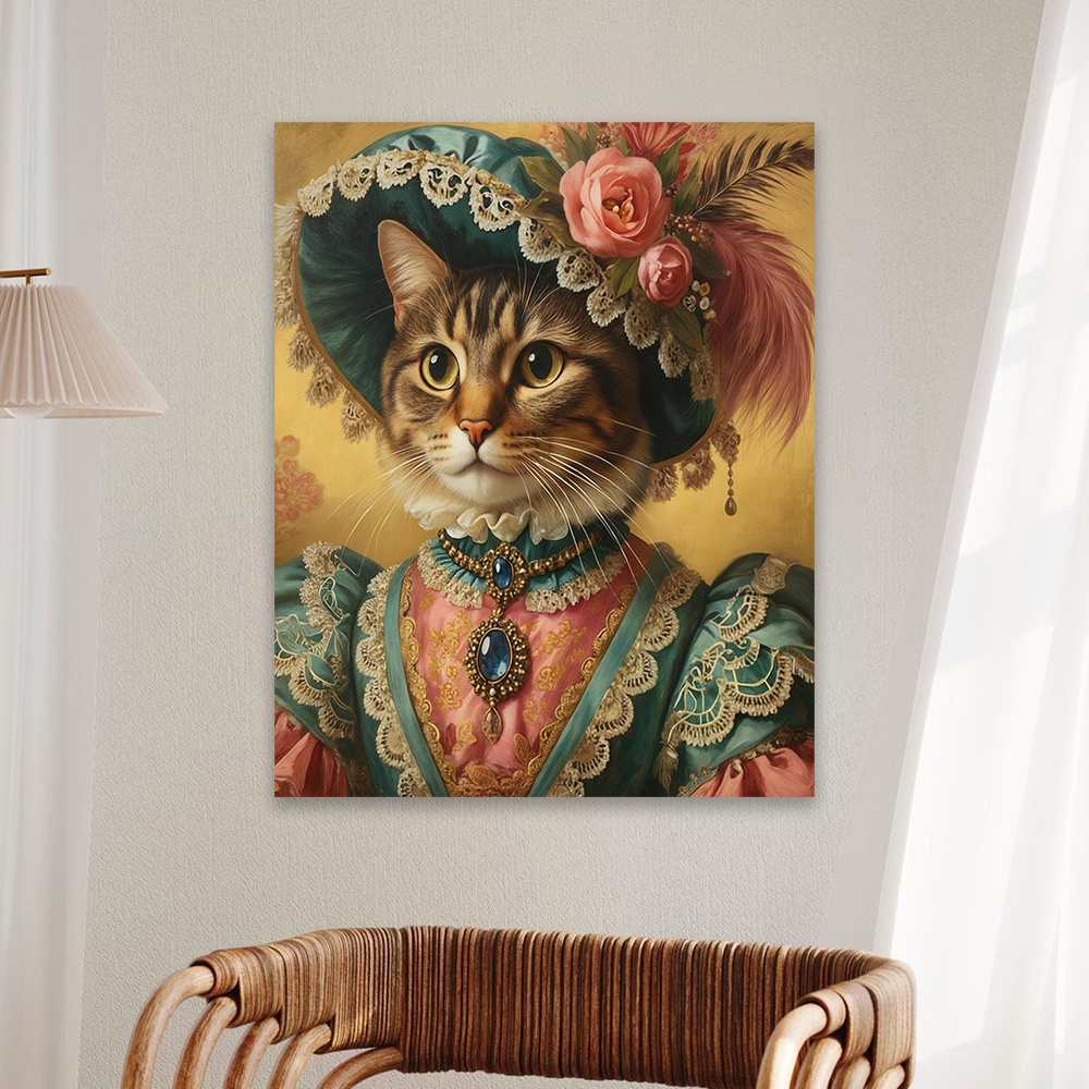 1pc Poster Potret Hewan Peliha - Pet Portrait Custom ulasan dan harga