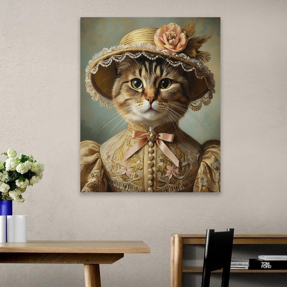 1pc Poster Potret Hewan Peliha - Pet Portrait Custom ulasan dan harga
