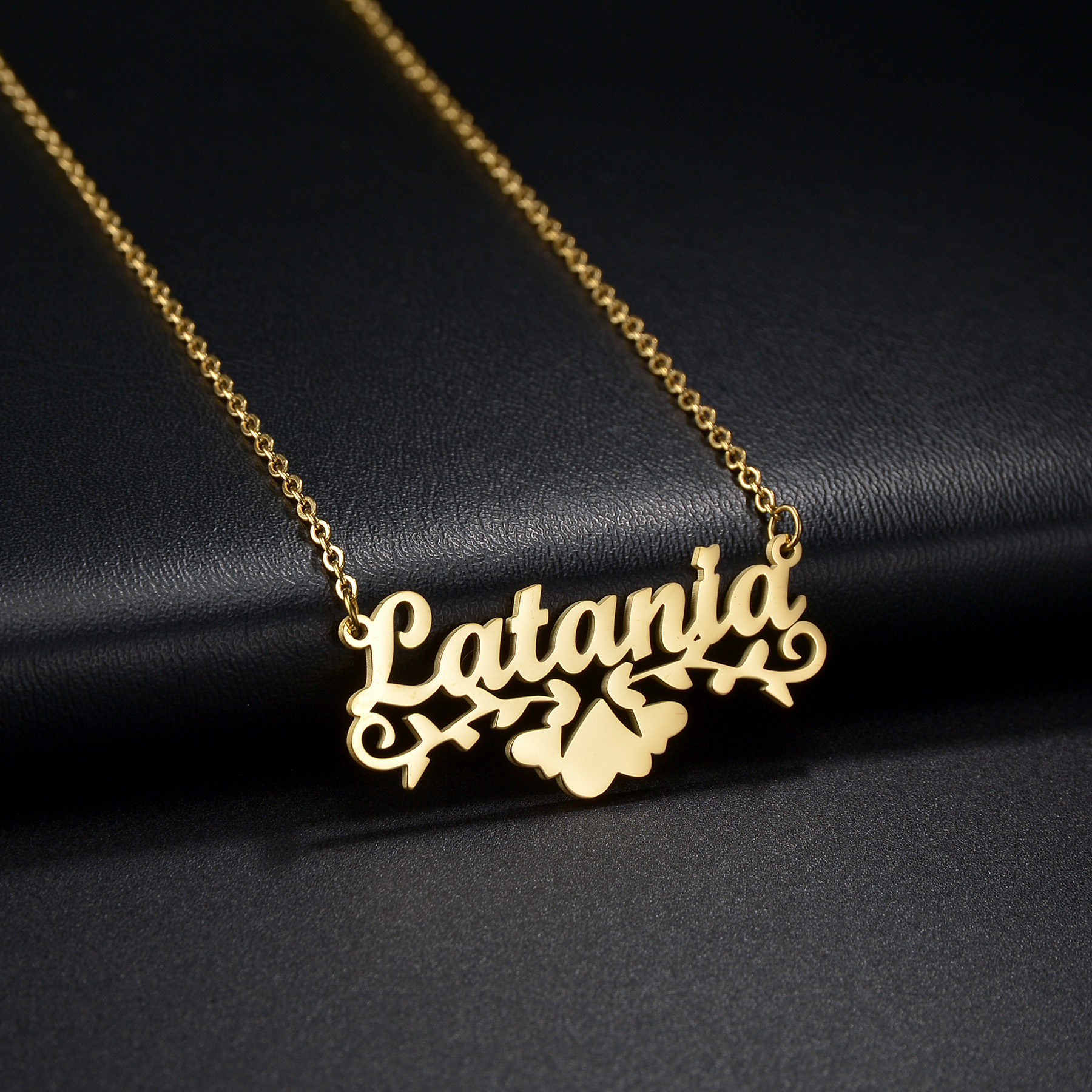 Atoztide Kalung Nama Tanaman K - Birth Flower Necklace ulasan dan harga