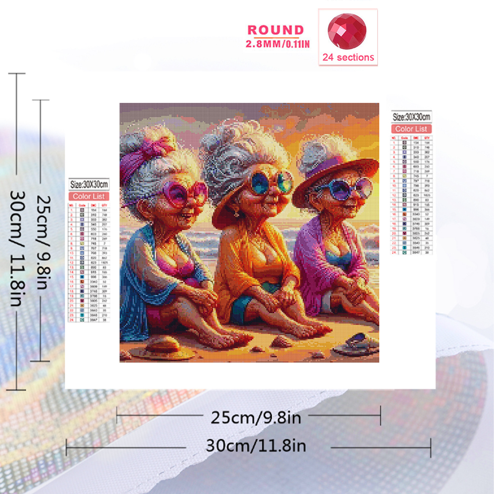 Momoart lukisan berlian wanita - Photo Mosaic Print ulasan dan harga