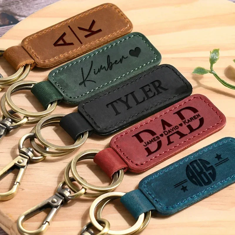 Gantungan kunci kulit Logo kus - Initial Ring Custom ulasan dan harga
