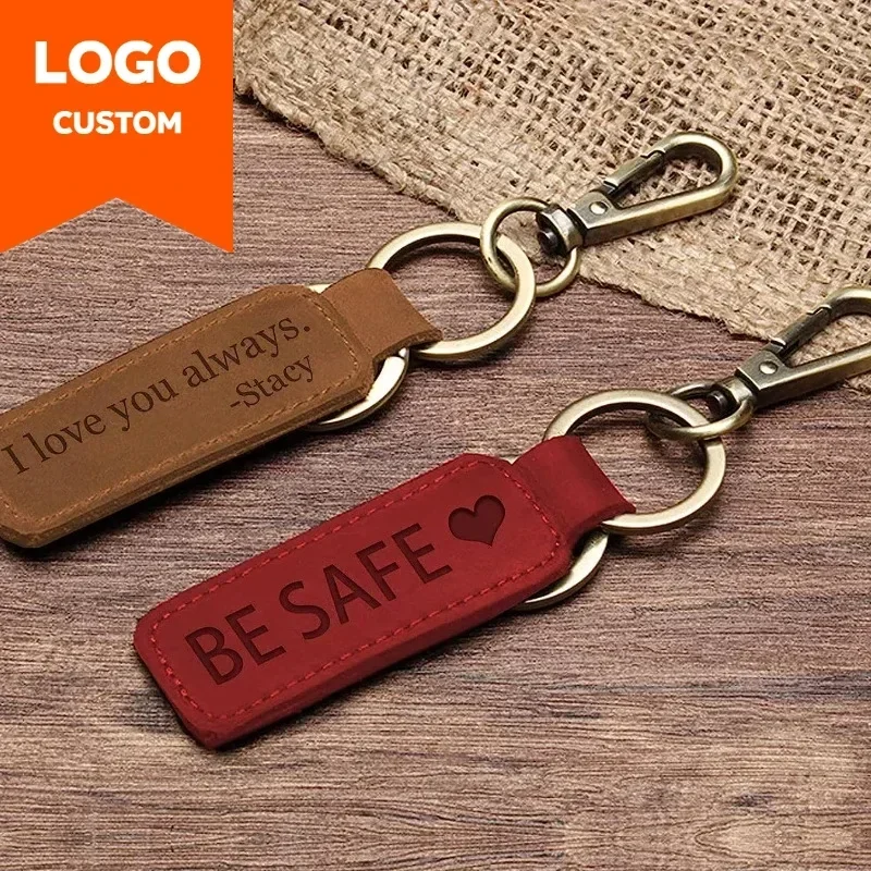 Gantungan kunci kulit Logo kus - Initial Ring Custom ulasan dan harga