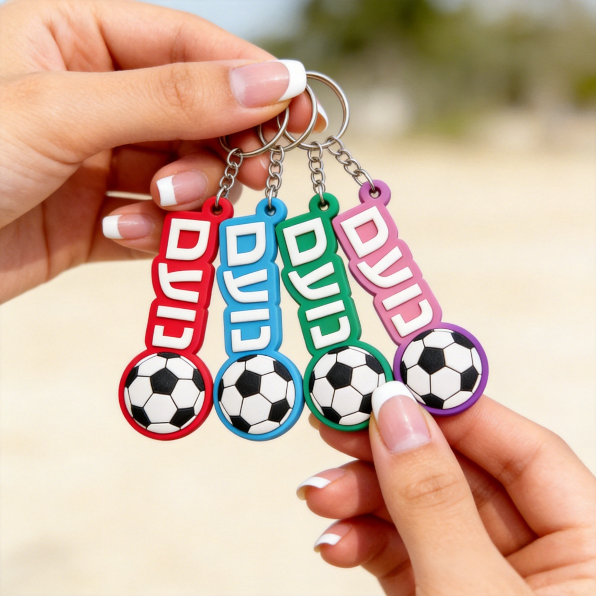 Gantungan Kunci Sepak Bola Kus - Initial Ring Custom ulasan dan harga