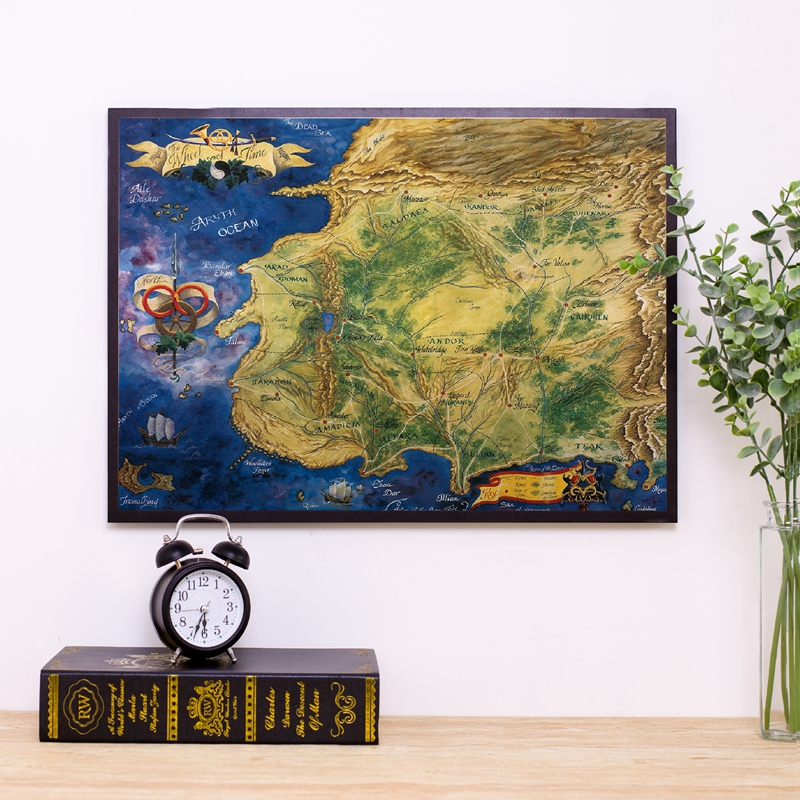The Wheel Of Time Map Poster P - Custom Star Map ulasan dan harga