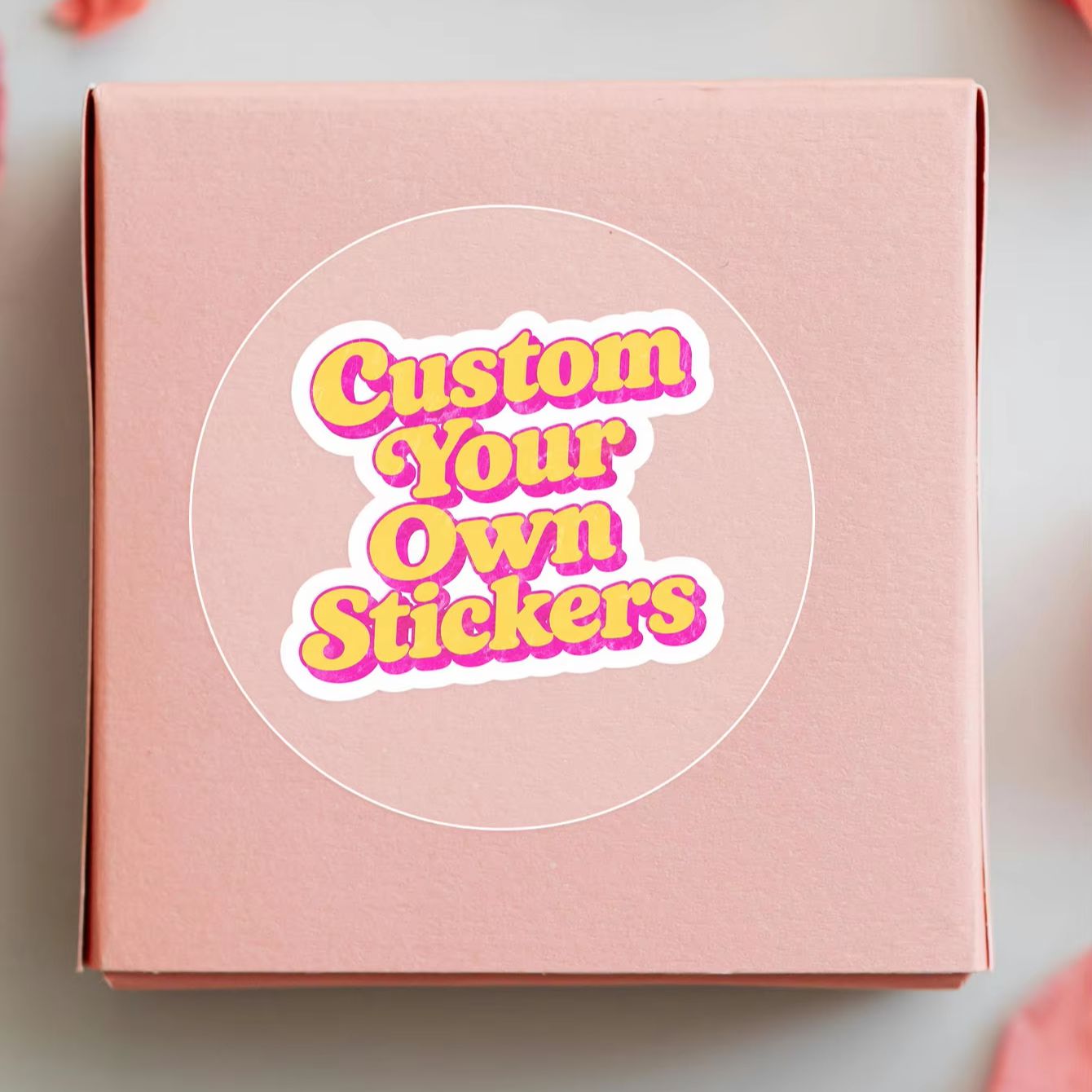 1-180 Buah Stiker Kustom Bulat - Personalised Candle Label ulasan dan harga