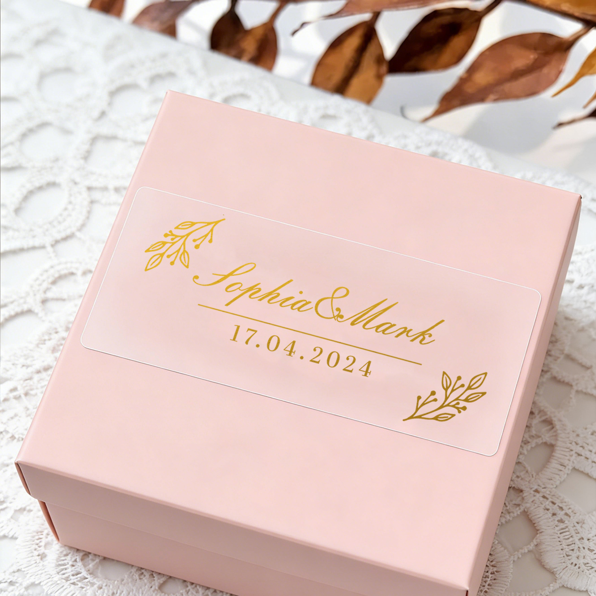 30-300 Buah Stiker Pernikahan  - Personalised Candle Label ulasan dan harga