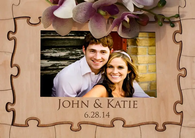 Buku Tamu Puzzle Foto Kayu Kus - Custom Photo Book ulasan dan harga