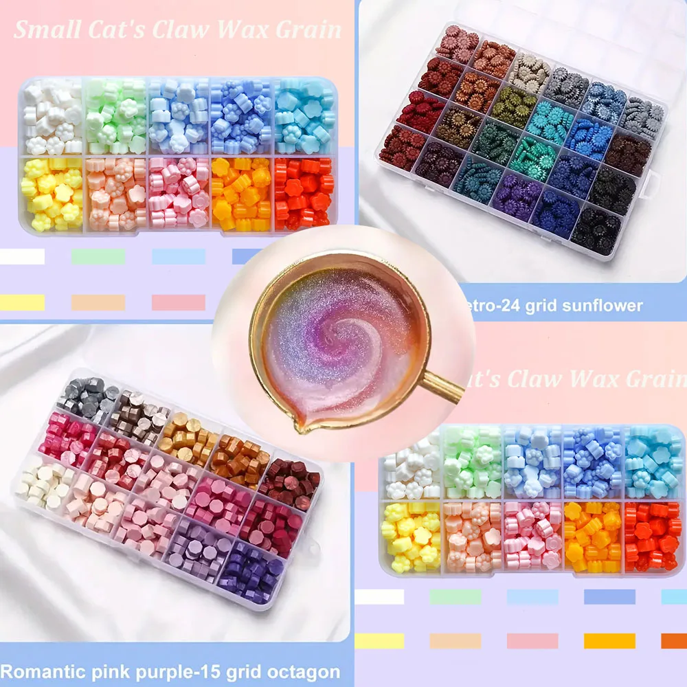 600Pcs Butiran Lilin Segel Kot - Wax Seal Letter Kit ulasan dan harga