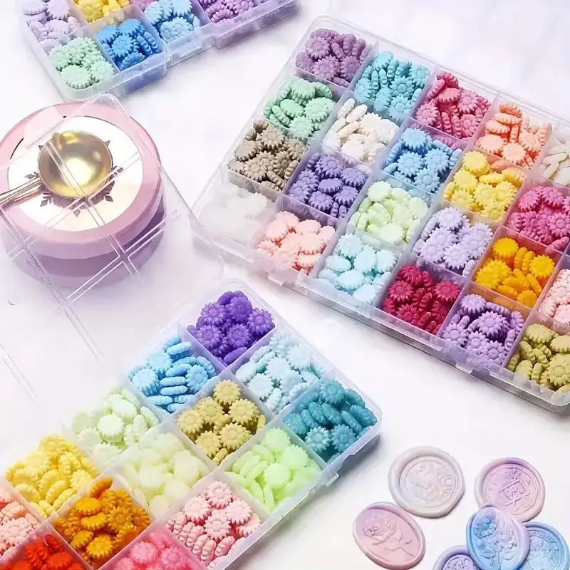 600Pcs Butiran Lilin Segel Kot - Wax Seal Letter Kit ulasan dan harga