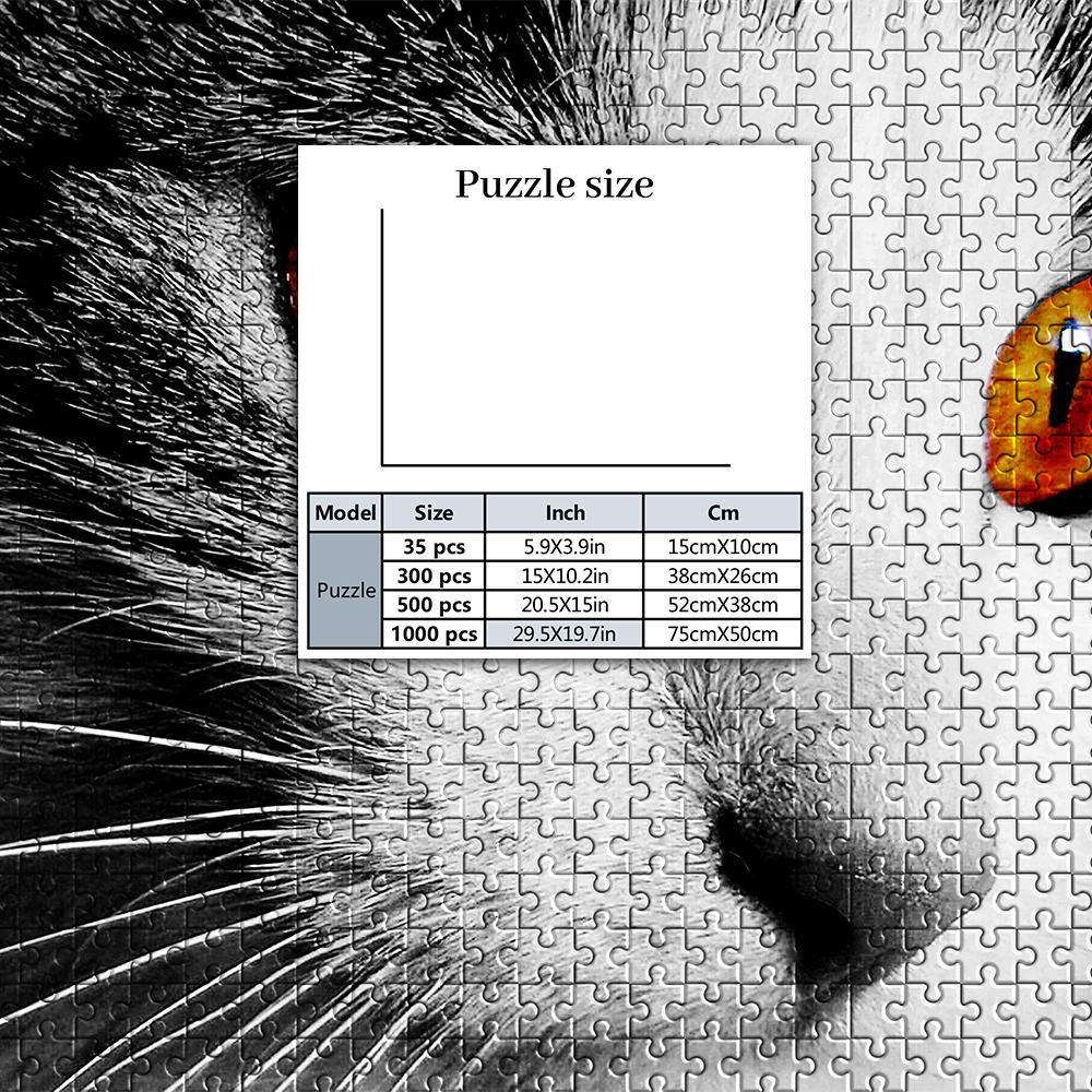 35/300/500/1000 Buah Puzzle Fo - Pet Portrait Custom ulasan dan harga